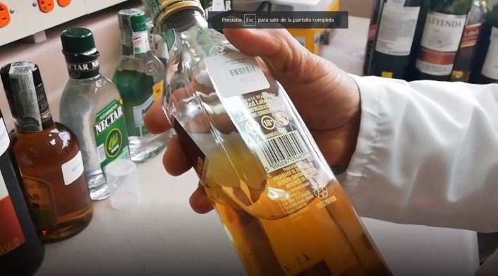 Así es el whisky adulterado