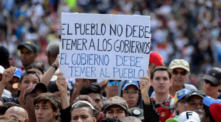 Protestas de la oposición en Venezuela contra Nicolás Maduro