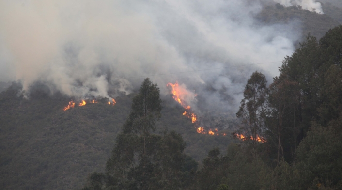 Incendios forestales en Cundinamarca