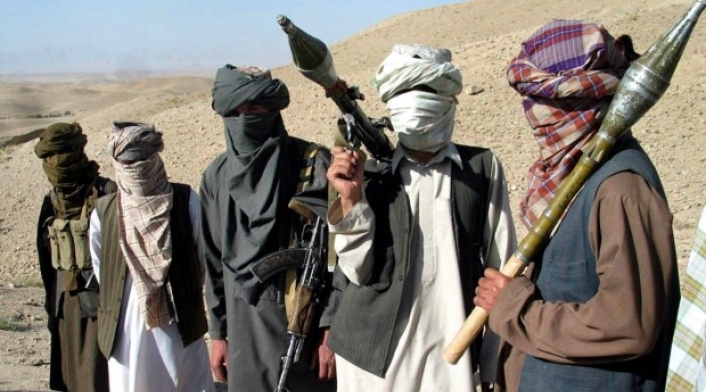 Talibanes en Afganistán.