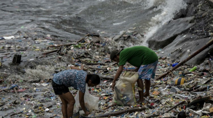Contaminación del mar en Bahía de Manila