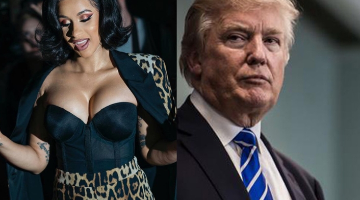 La famosa artista no guardó silencio en contra del mandatario de los Estados Unidos.