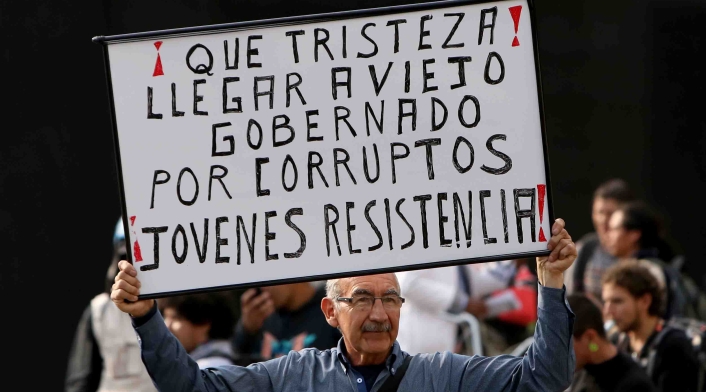 Las organizaciones estudiantiles volvieron a convocar para este jueves a una marcha de protesta en Bogotá y otras ciudades del país.