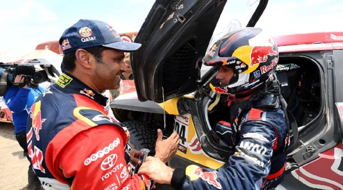 Al-Attiyah, líder del Dakar. Al-Attiyah, líder del Dakar.
