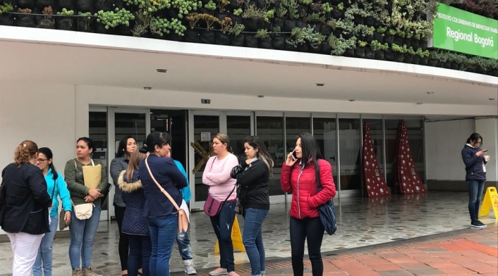 Madres comunitarias de Bogotá