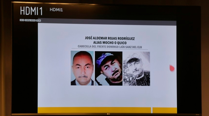 José Aldemar Rojas Rodríguez, señalado como autor material del atentado en la Escuela General Santander