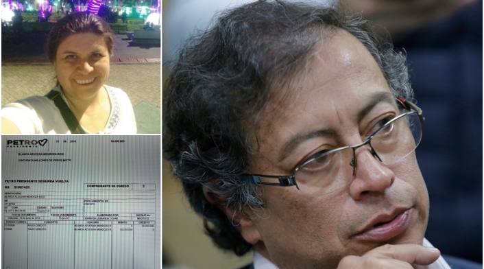 Blanca Durán, exgerente de la campaña de Petro Presidente, el pagaré en cuestión y el senador Gustavo Petro
