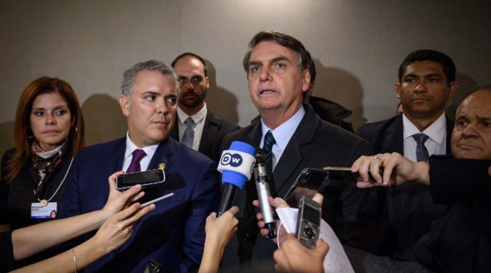 Iván Duque y Jair Bolsonaro Iván Duque y Jair Bolsonaro