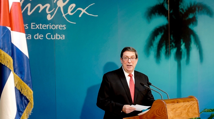 Bruno Rodríguez, canciller cubano