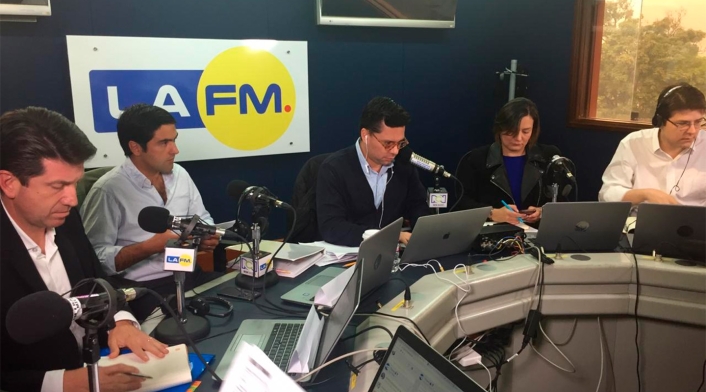 Candidatos a la Alcaldía de Bogotá debatiendo en LA FM Candidatos a la Alcaldía de Bogotá debatiendo en LA FM