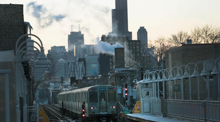 Chicago, en medio de la ola de frío