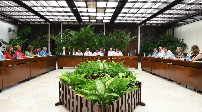 Instalación de la mesa de paz Gobierno-ELN en La Habana (Cuba)