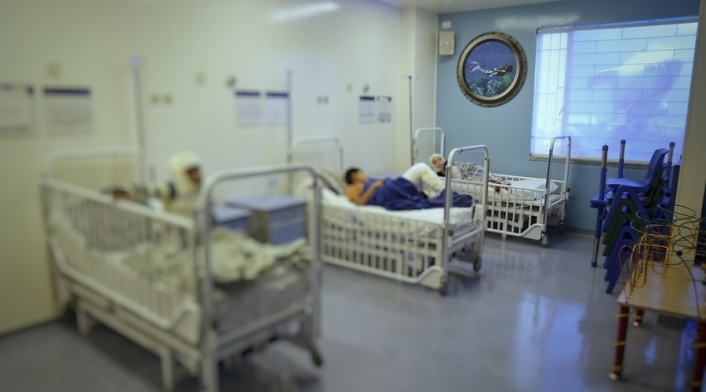 Zona de pacientes quemados con pólvora Zona de pacientes quemados con pólvora