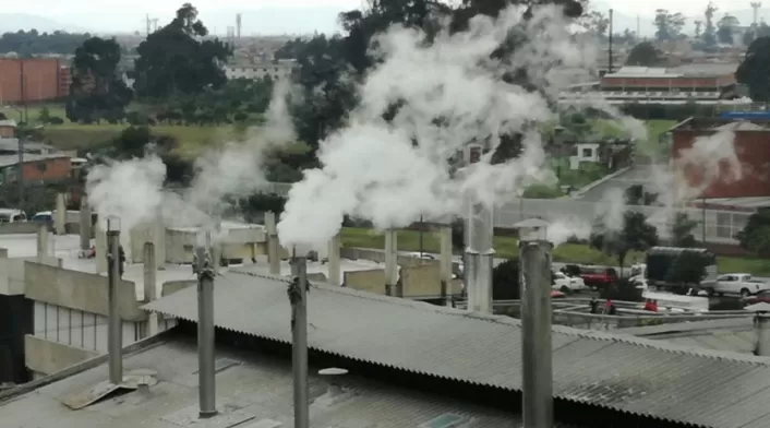 Contaminación en Bogotá Contaminación en Bogotá