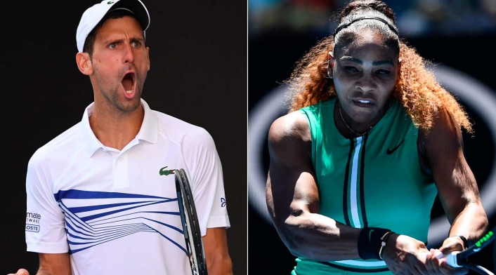 Novak Djokovic y Serena Williams ya piensan en los octavos de final del Abierto de Australia