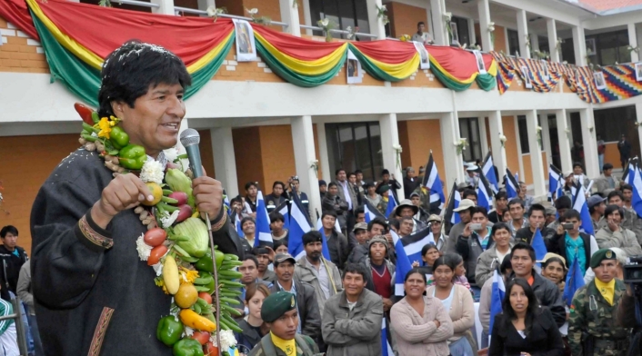 Evo Morales, un mandatario que lleva 13 años en el poder y va por más.