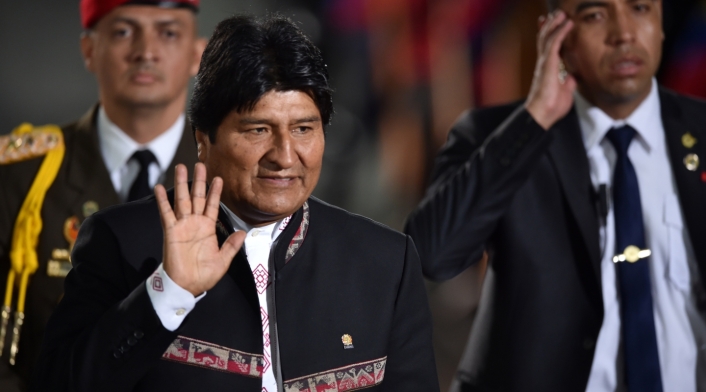 El presidente de Bolivia, Evo Morales, cumple 13 años al frente de su país.