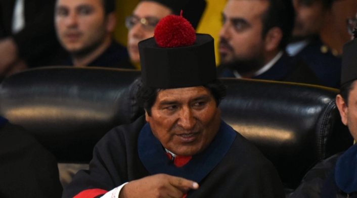 Evo Morales es el primer presidente de origen indígena de Bolivia.