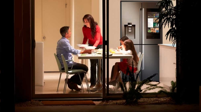 Family Hub, la nevera inteligente de Samsung.