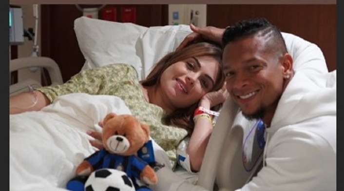 Mensaje de Fredy Guarín antes del nacimiento de su hijo