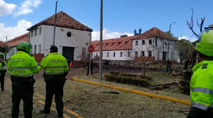 La Escuela General Santander, tras el atentado del 17 de enero de 2019