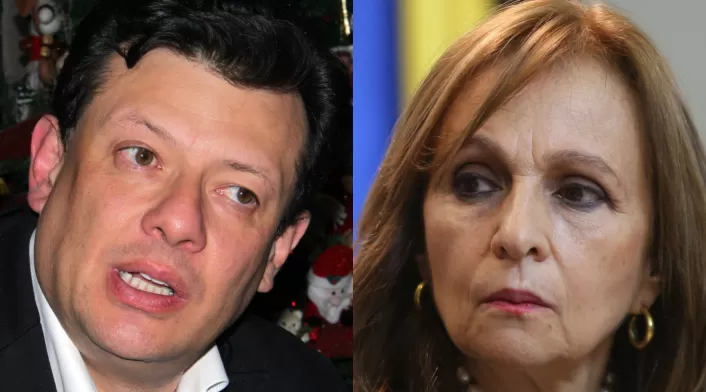 Hollman Morris y Ángela María Robledo