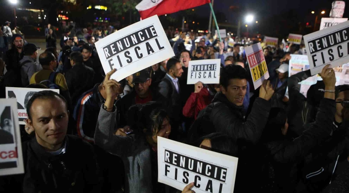 Plantón contra el fiscal general, en Bogotá Plantón contra el fiscal general, en Bogotá