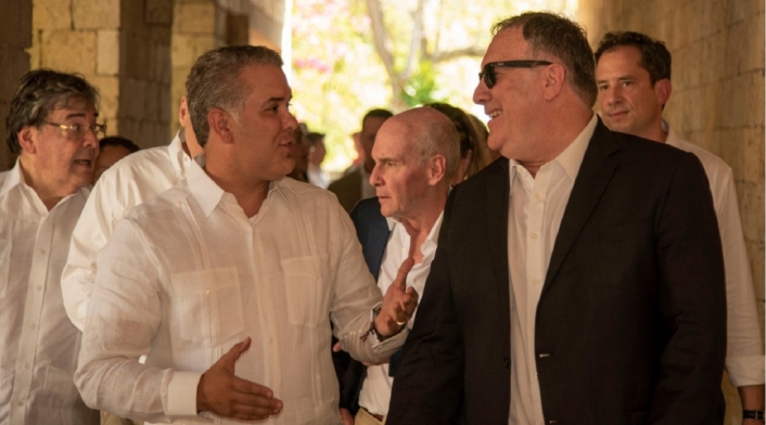Iván Duque y Mike Pompeo Iván Duque y Mike Pompeo