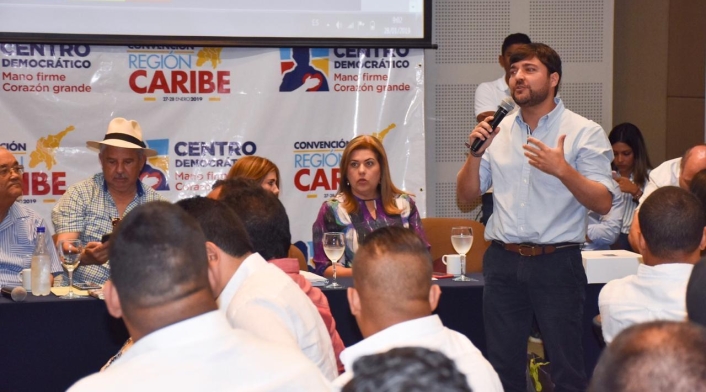 Jaime Pumarejo, en convención del uribismo en la Costa Caribe