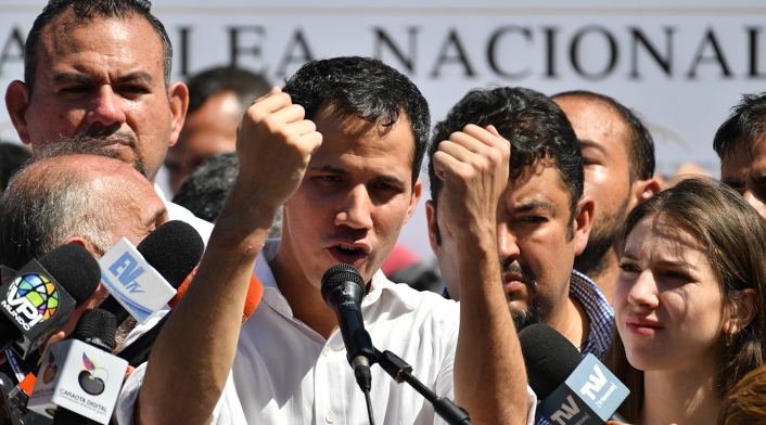 Juan Guiadó, presidente del Parlamento Venezolano