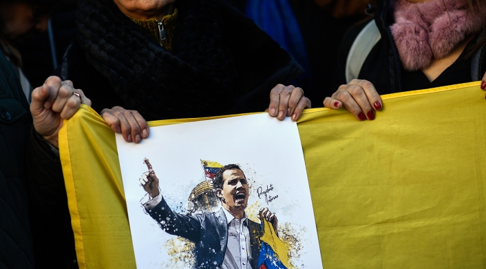 Juan Guaidó, presidente de la Asamblea Nacional de Venezuela