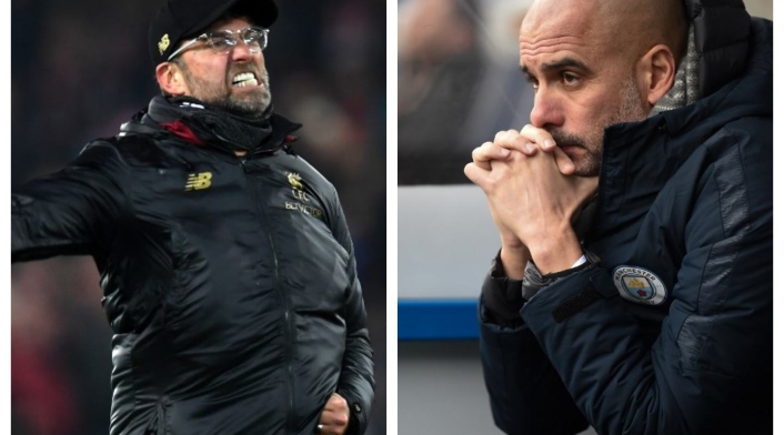 Jurgen Klopp y Pep Guardiola Jurgen Klopp y Pep Guardiola
