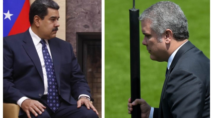 Nicolás Maduro e Iván Duque Nicolás Maduro e Iván Duque
