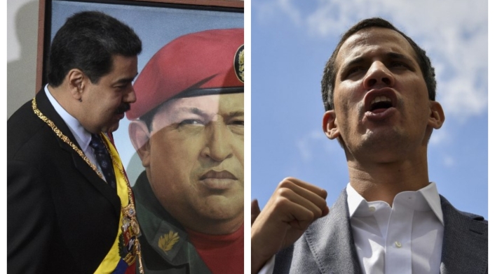Nicolás Maduro y Juan Guaidó Nicolás Maduro y Juan Guaidó