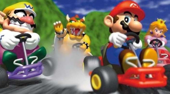 Mario Kart 64, uno de los juegos más populares de la Nintendo 64