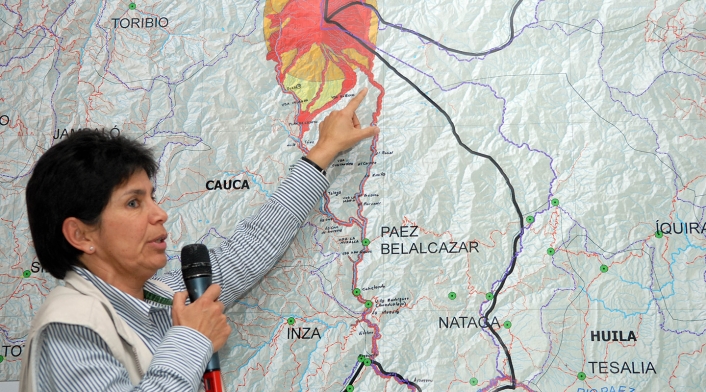 Marta Lucía Calvache, directora de geoamenazas del Servicio Geológico Colombiano Marta Lucía Calvache, directora de geoamenazas del Servicio Geológico Colombiano