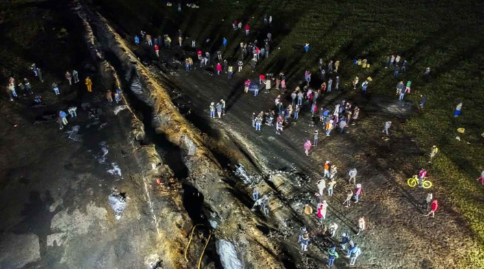 La escena tras el incendio en México La escena tras el incendio en México