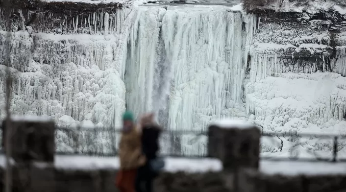 Las Cataratas del Niágara, ubicadas en la frontera entre Estados Unidos y Canadá
