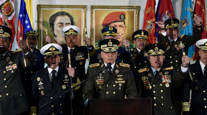 El general Vladimir Padrino López, ministro de la Defensa de Venezuela