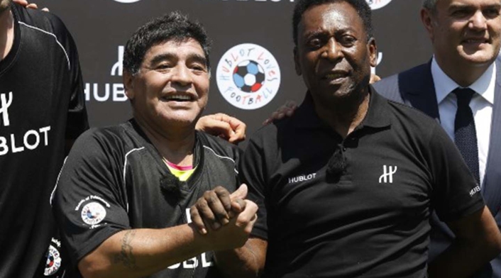 Maradona y Pelé