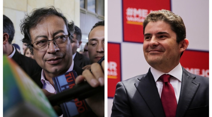 Gustavo Petro y Luis Felipe Henao