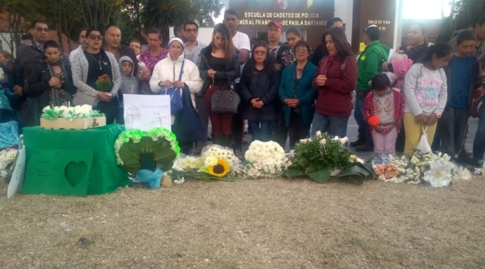 Plantón atentado