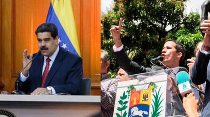 Nicolas Maduro Juan Guaido presidente venezuela