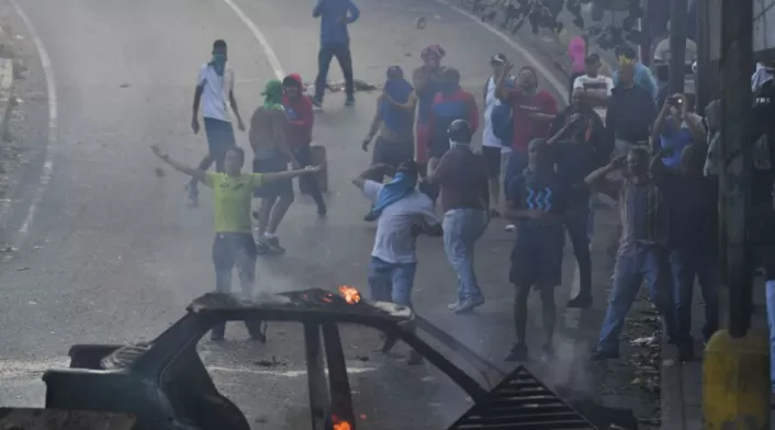 Protestas en Venezuela contra Nicolás Maduro y su nuevo mandato Protestas en Venezuela contra Nicolás Maduro y su nuevo mandato