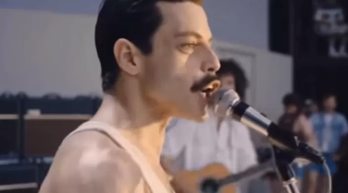 Rami Malek en Bohemian Rhapsody