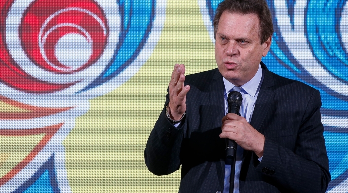Ramón Jesurún, presidente de la Federación Colombiana de Fútbol