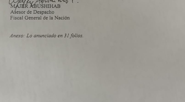 Solicitud fiscalía
