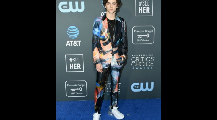 Timothée Chalamet en los Critics' Choice Awards 2019