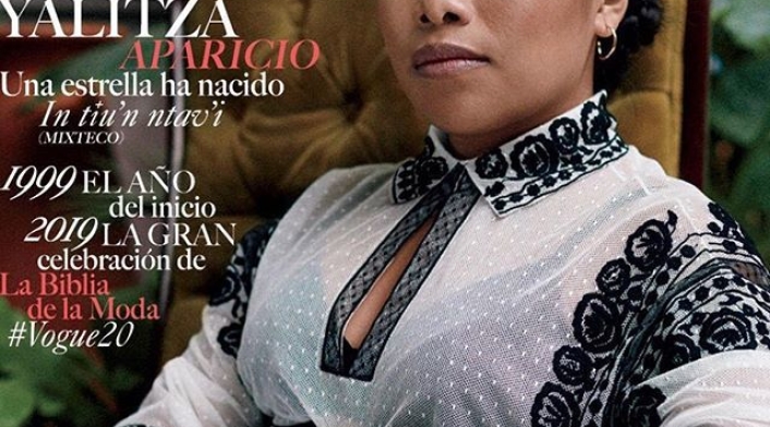 Yalitza Aparicio en la portada de la revista Vogue
