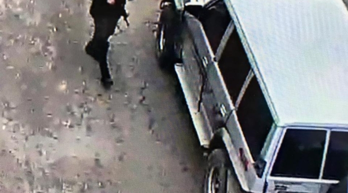 Carro bomba ingresando a escuela General Santander